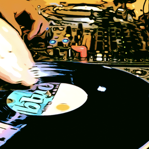 Millennial Vinyl DJ