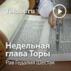 undefined Рав Гедалия Шестак  — Недельная глава Торы