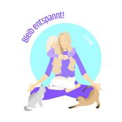 Podcast Bleib entspannt! Der Meditations-Podcast - magische Momente für Kinder & Eltern