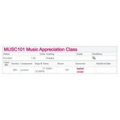 Podcast MUSC101 Music Appreciation Class