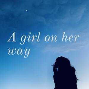 A girl on her way